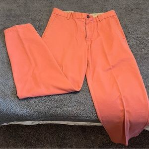 Men’s Izod pants - rust/salmon red - 33x30